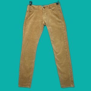 Cabi Women's Tan 5 pocket Corduroy Jean Style Pants Size 6
